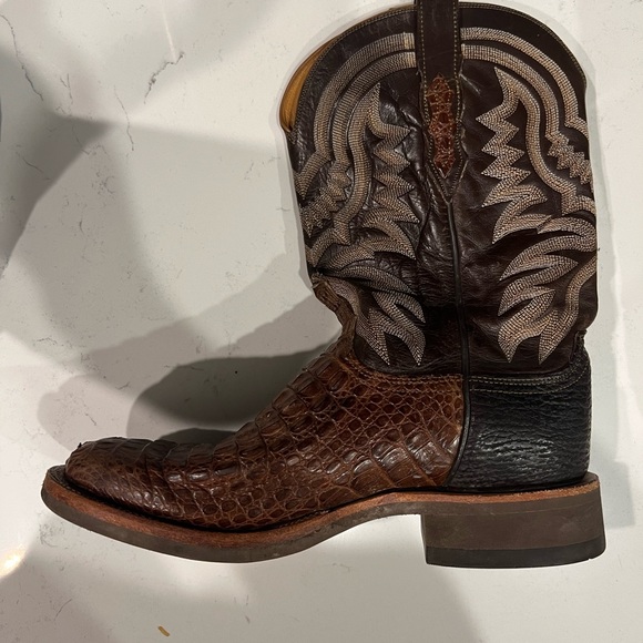 Lucchese Shoes Lucchese Alligator Skin Boots Size 95 E Poshmark